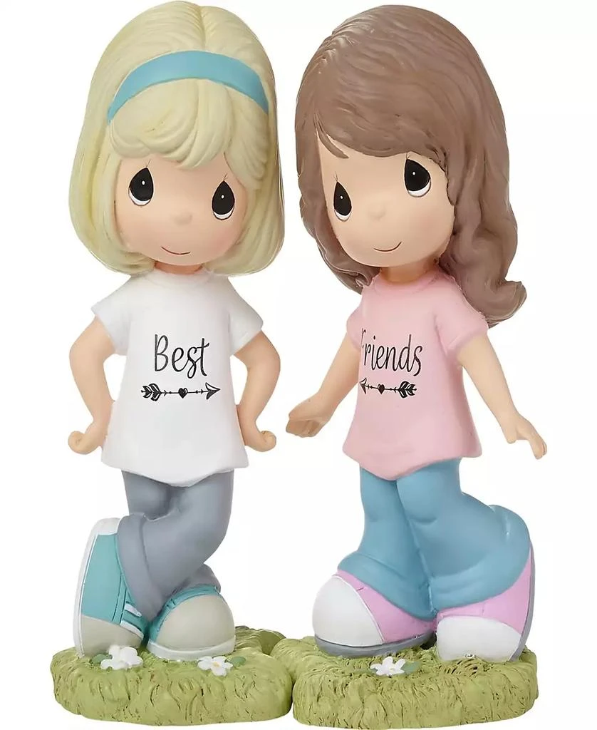 商品Precious Moments|222401 True Friends Are Never Apart 2-Piece Resin Figurine Set,价格¥509,第1张图片
