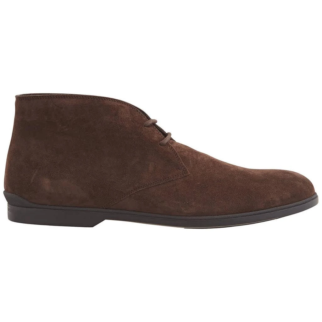 商品Tod's|Men's Dark Brown Suede Desert Boots,价格¥2510,第1张图片
