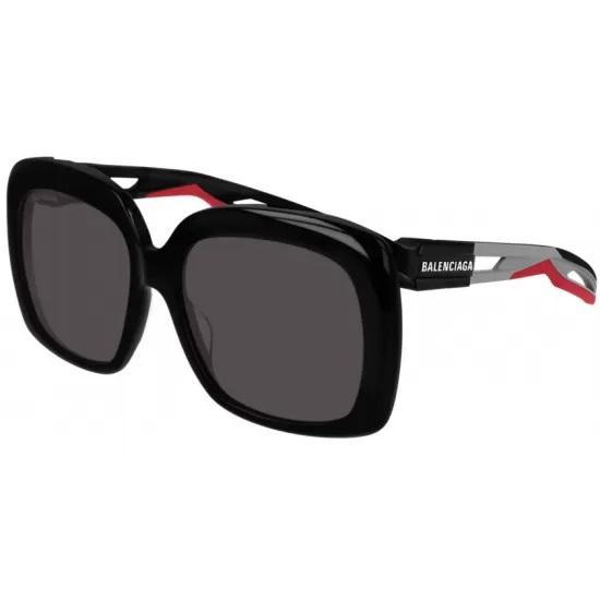 商品Balenciaga|Grey Square Unisex Sunglasses BB0054SA 001 57,价格¥1159,第1张图片
