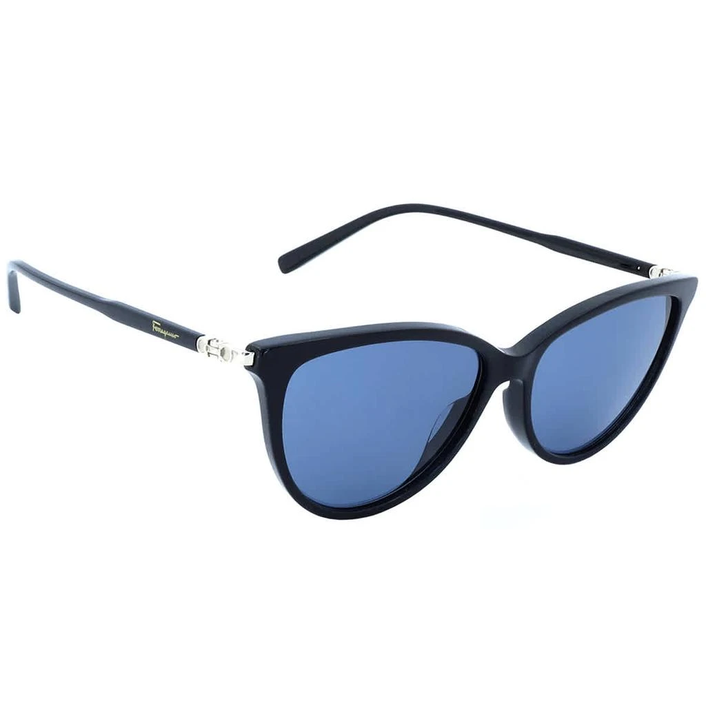 商品Salvatore Ferragamo|Salvatore Ferragamo Blue Cat Eye Ladies Sunglasses SF2870S 001 55,价格¥515,第1张图片