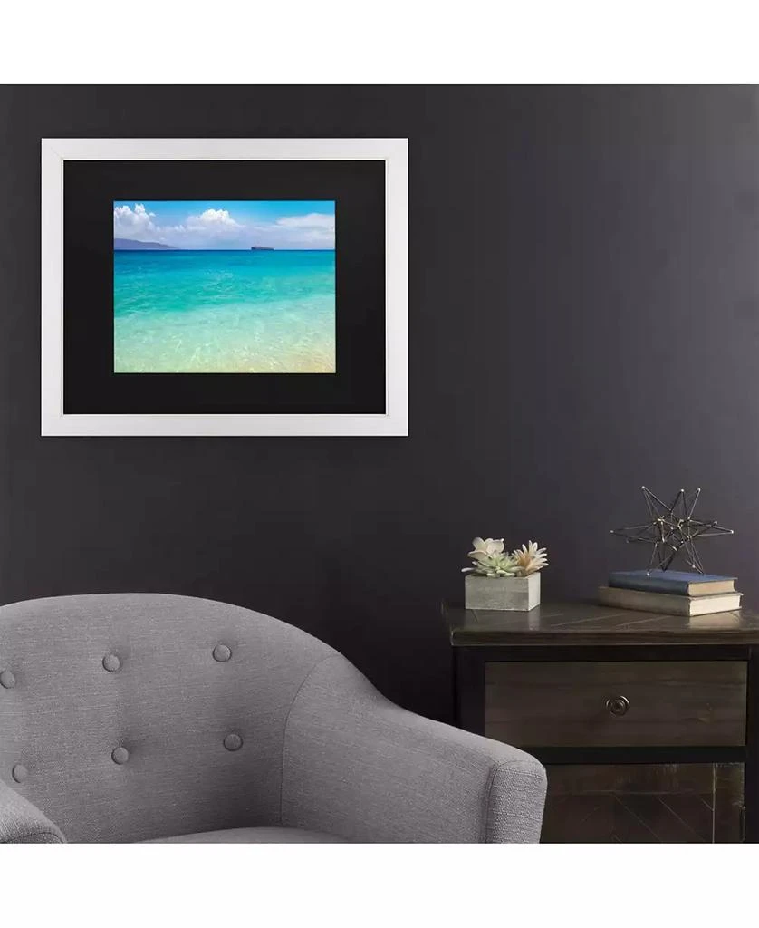 商品Trademark Global|Pierre Leclerc Blue Beach Maui Matted Framed Art - 20" x 25",价格¥753,第3张图片详细描述