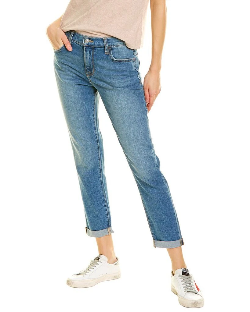 商品Hudson|HUDSON Jeans Natalie Marareta Mid-Rise Boyfriend Crop Jean,价格¥426,第1张图片