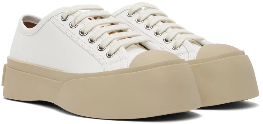商品Marni|White & Beige Pablo Sneakers,价格¥2508,第4张图片详细描述