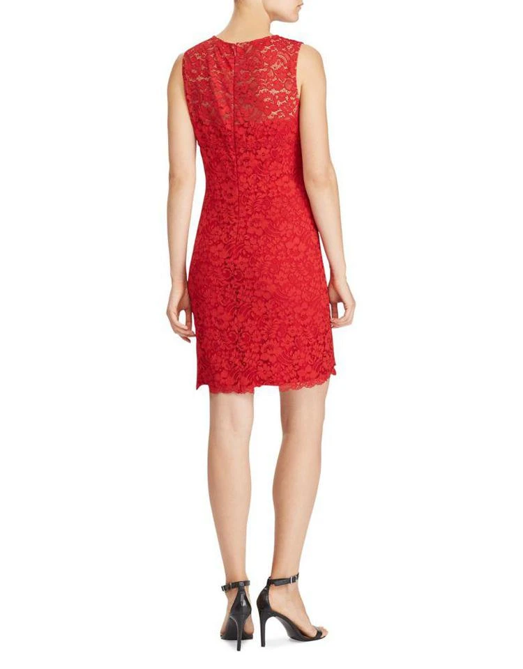 商品Ralph Lauren|Scalloped Lace Sheath Dress,价格¥1452,第3张图片详细描述