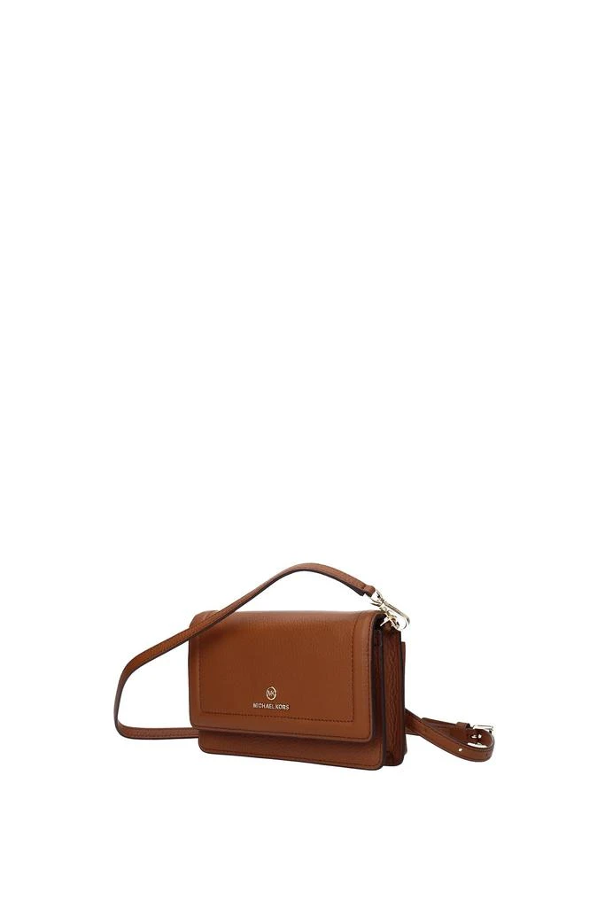 商品Michael Kors|Crossbody Bag jet set charm sm Leather Brown Luggage,价格¥586,第2张图片详细描述