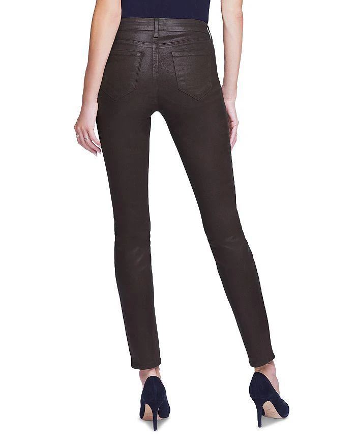 商品L'Agence|Jyothi High Rise Split Ankle Jeans in Cocoa Coated,价格¥1277,第2张图片详细描述