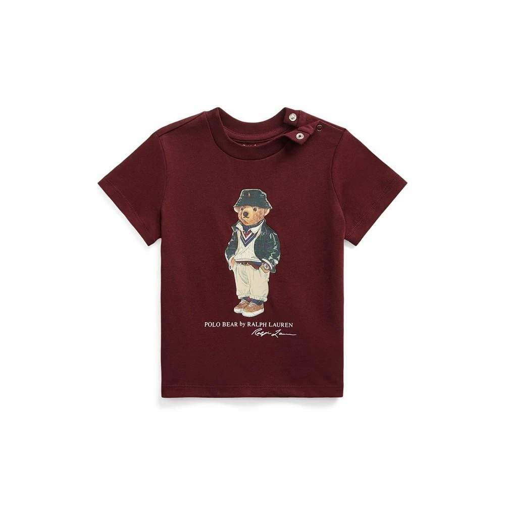 商品Ralph Lauren|Baby Boys Polo Bear Cotton Jersey T Shirt,价格¥271,第1张图片