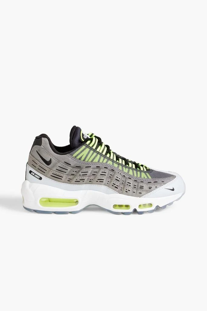 商品NIKE|+ Kim Jones Volt Air Max 95 mesh and leather sneakers,价格¥269,第1张图片
