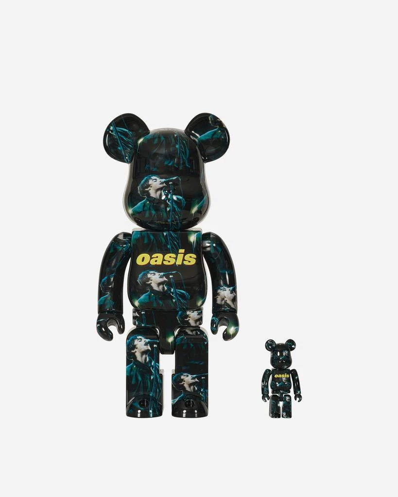商品Medicom|100%+400% Oasis Knebworth 1996 - Liam Gallagher Be@rbrick Multicolor,价格¥874,第1张图片