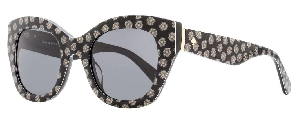商品Kate Spade|Women's Rectangular Sunglasses Jalena/S TAYM9 Black 49mm,价格¥575,第1张图片