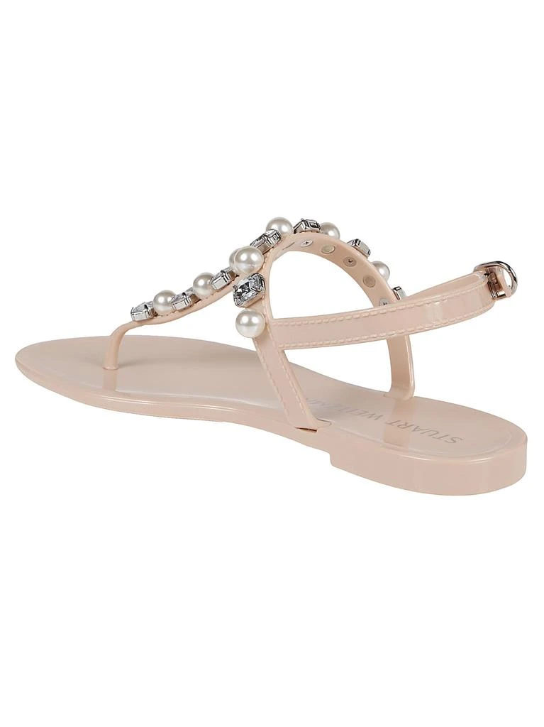 商品Stuart Weitzman|Stuart Weitzman Goldie Crystal Jelly Flip Flops,价格¥1270,第3张图片详细描述
