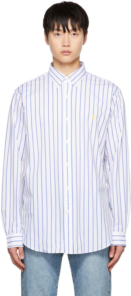 White Striped Shirt商品第1张图片规格展示