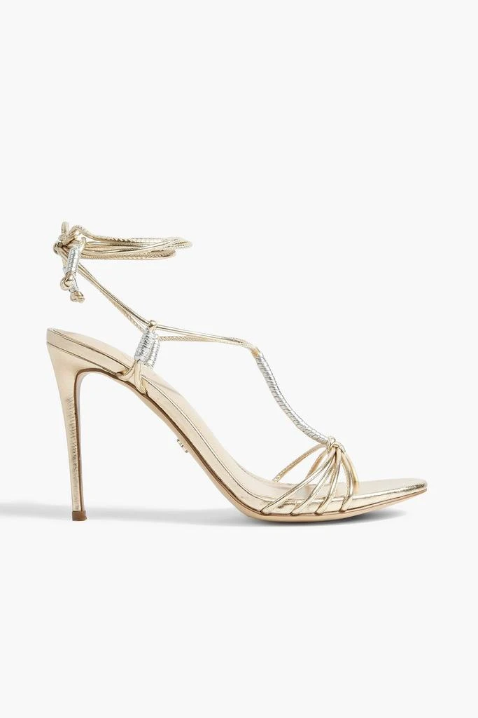 商品Sam Edelman|Safiya metallic faux leather sandals,价格¥667,第1张图片