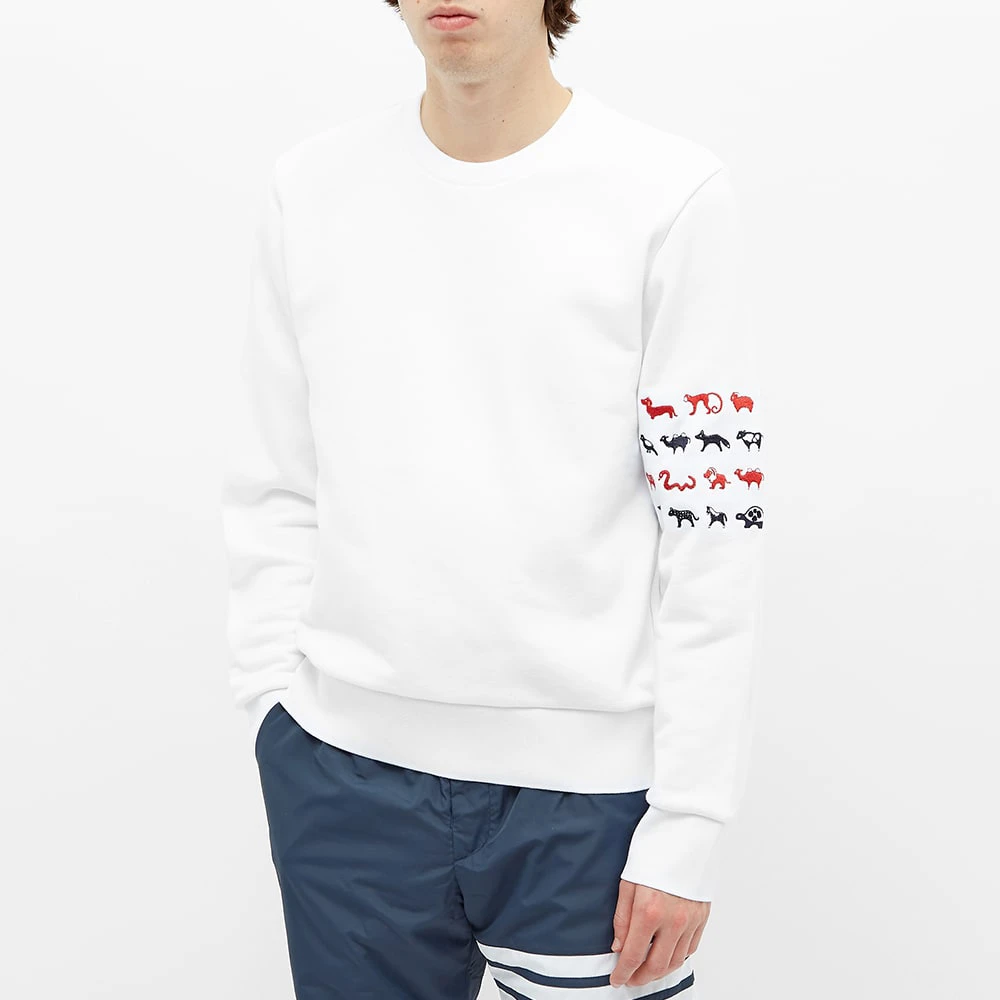 THOM BROWNE 白色女士卫衣/帽衫 MJT258E-03377-100 商品