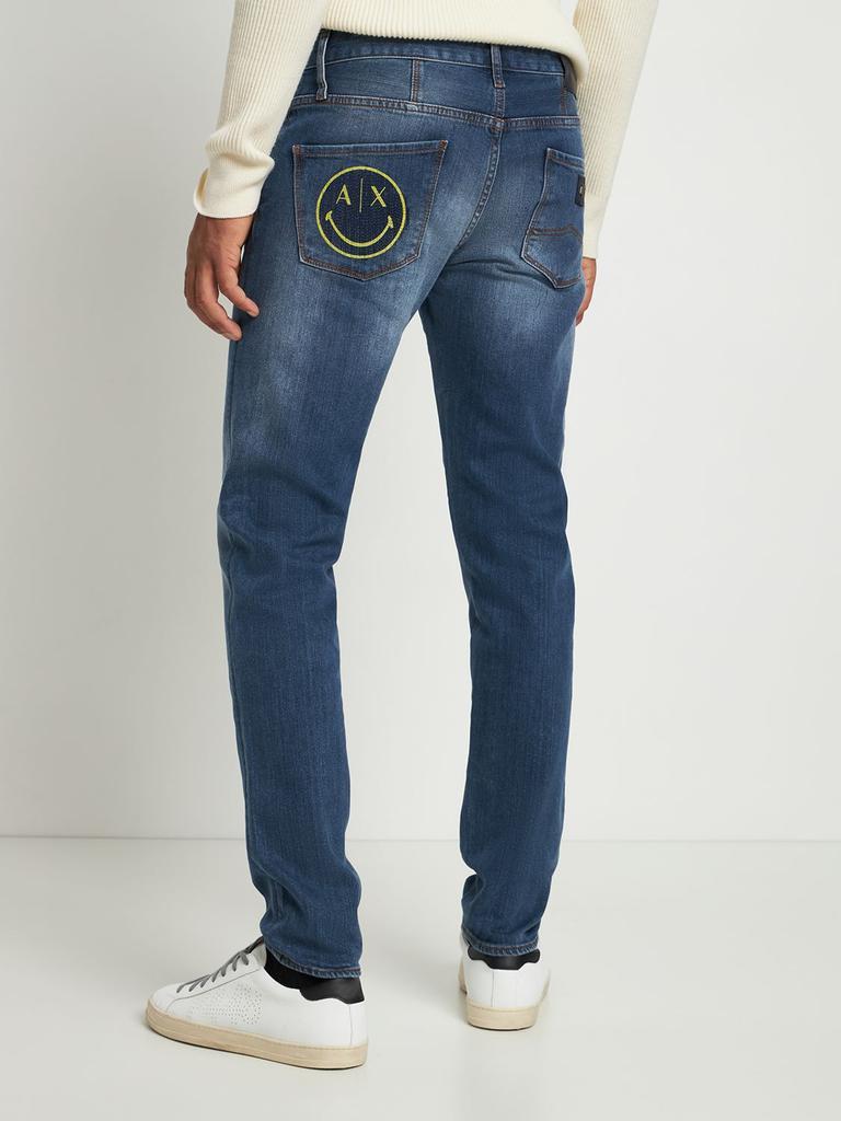 商品Armani Exchange|Slim Cotton Denim Jeans,价格¥1120,第4张图片详细描述