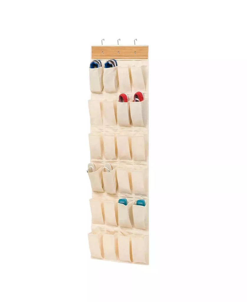 商品Honey Can Do|Over-The-Door Shoe Rack and Organizer, 24 Pocket,价格¥271,第2张图片详细描述