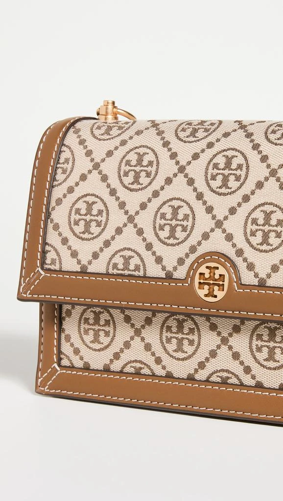 商品Tory Burch|Tory Burch T 交织字母提花织物迷你包,价格¥3026,第4张图片详细描述