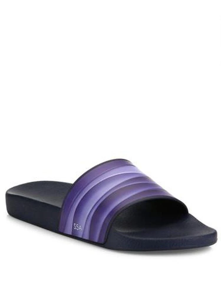 商品Saks Fifth Avenue|Saks Fifth Avenue - COLLECTION Ombre Strap Slides,价格¥298,第1张图片