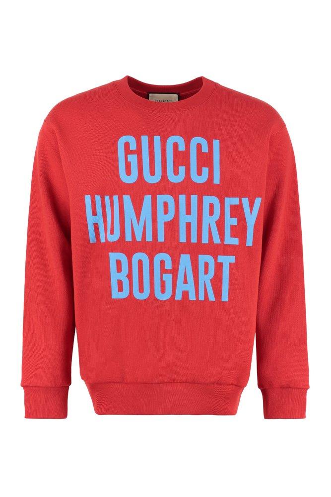 Gucci Humphrey Bogart Print Crewneck Sweatshirt商品第1张图片规格展示