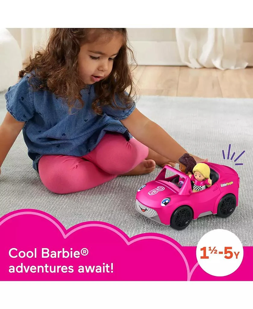 商品Fisher Price|Barbie Convertible by Little People Set,价格¥133,第4张图片详细描述