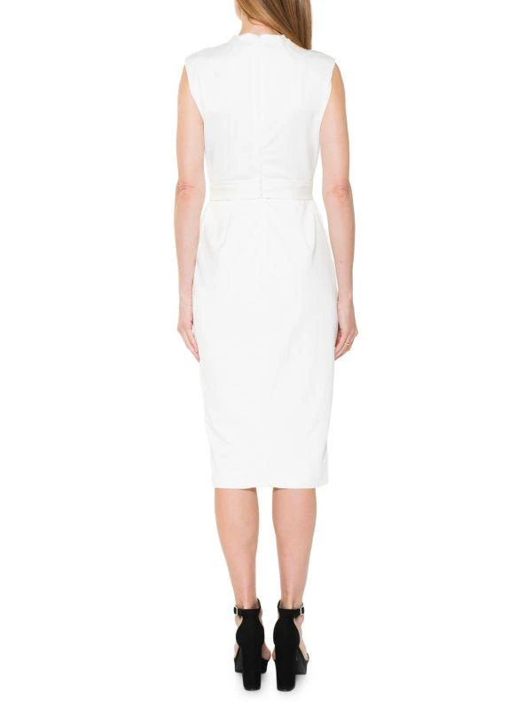 商品ALEXIA ADMOR|Fara Tie-Waist Sheath Dress,价格¥525,第2张图片详细描述