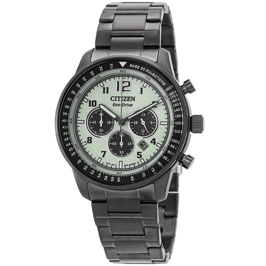 商品Citizen|Chronograph Eco-Drive Green Dial Men's Watch CA4507-84X,价格¥1467,第1张图片