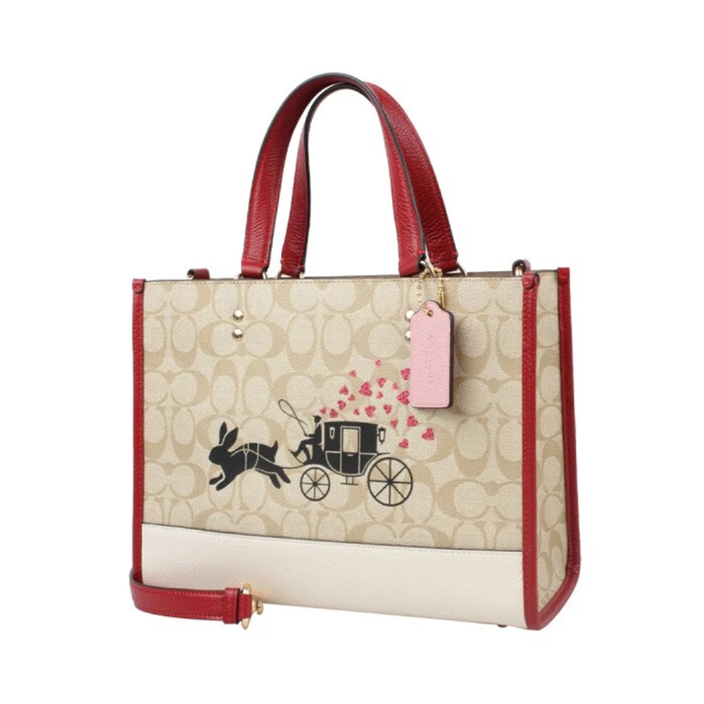 COACH 拼色女士托特包 CE645IMOT4 商品