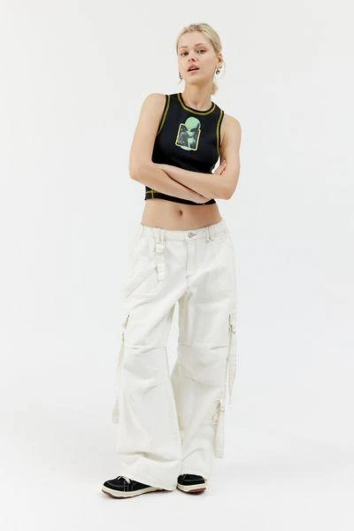 商品BDG|BDG Strappy Cargo Jean,价格¥683,第1张图片