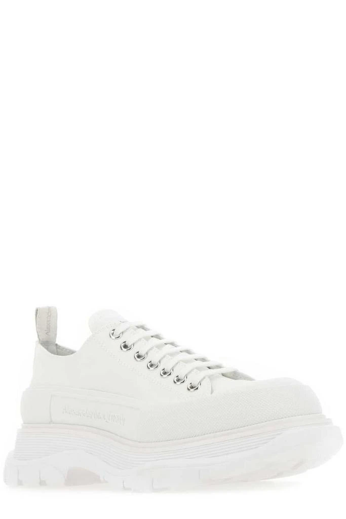 商品Alexander McQueen|Alexander McQueen Tread Sleek Lace-Up Sneakers,价格¥2778,第2张图片详细描述