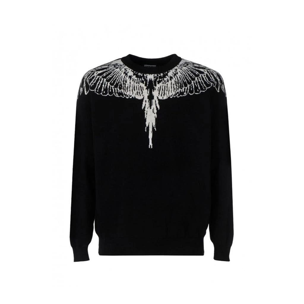 商品Marcelo Burlon|Marcelo Burlon County Of Milan Icon Wings Knitted Pullover,价格¥2793,第1张图片