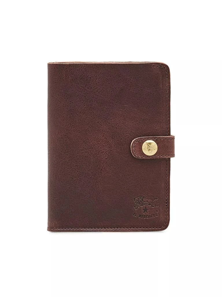 商品Il Bisonte|Medium Platino Leather Wallet,价格¥1489,第1张图片