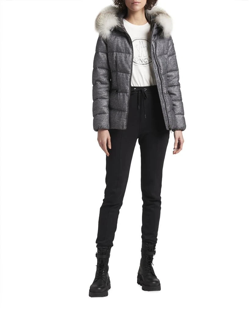 商品Moncler|Cardamine Puffer Jacket with Detachable Fur,价格¥11184,第4张图片详细描述