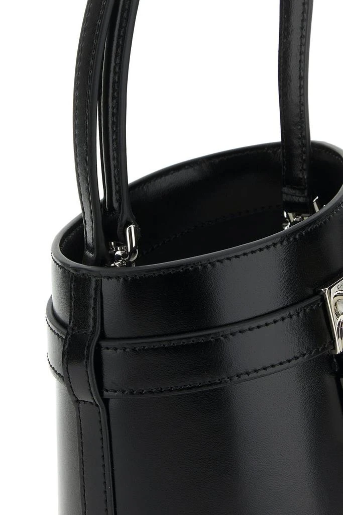 商品Givenchy|Black leather Shark Lock bucket bag,价格¥12441,第3张图片详细描述