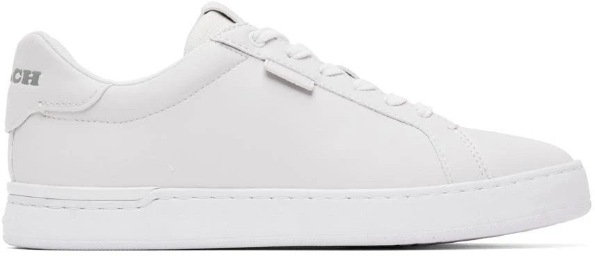 商品Coach|White Lowline Low-Top Sneakers,价格¥653,第1张图片