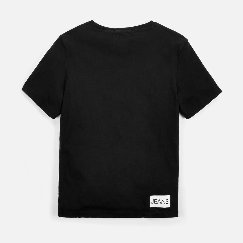 Calvin Klein Boys' Institutional T-Shirt - CK Black商品第2张图片规格展示