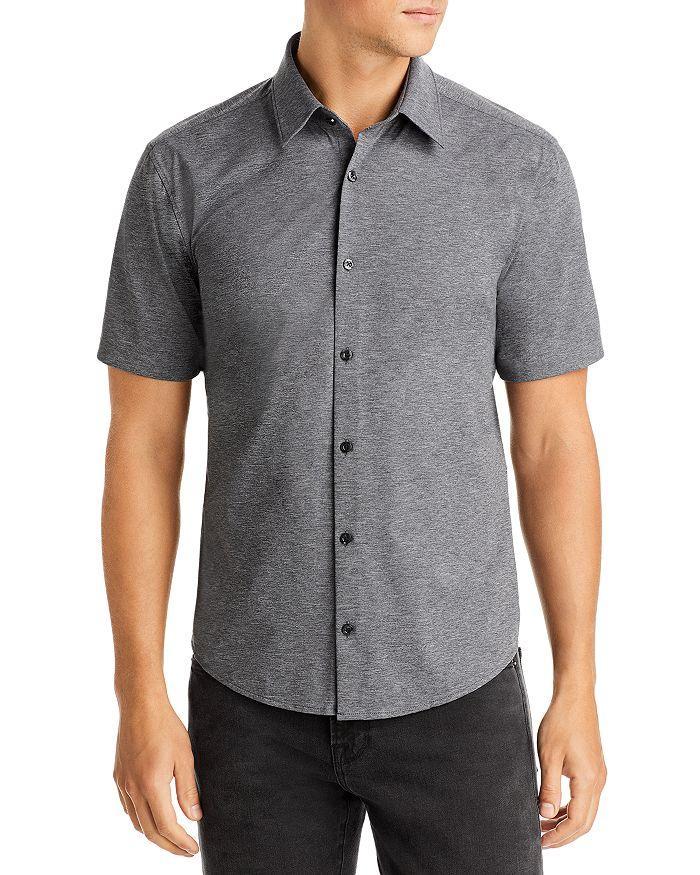 商品Hugo Boss|Ermino Slim Fit Short Sleeve Shirt,价格¥1078,第1张图片