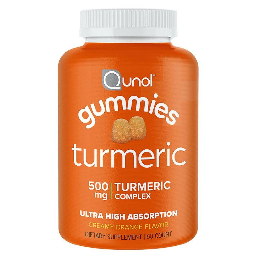 商品Qunol|Turmeric Curcurmin Complex 500mg Gummies,价格¥219,第1张图片详细描述