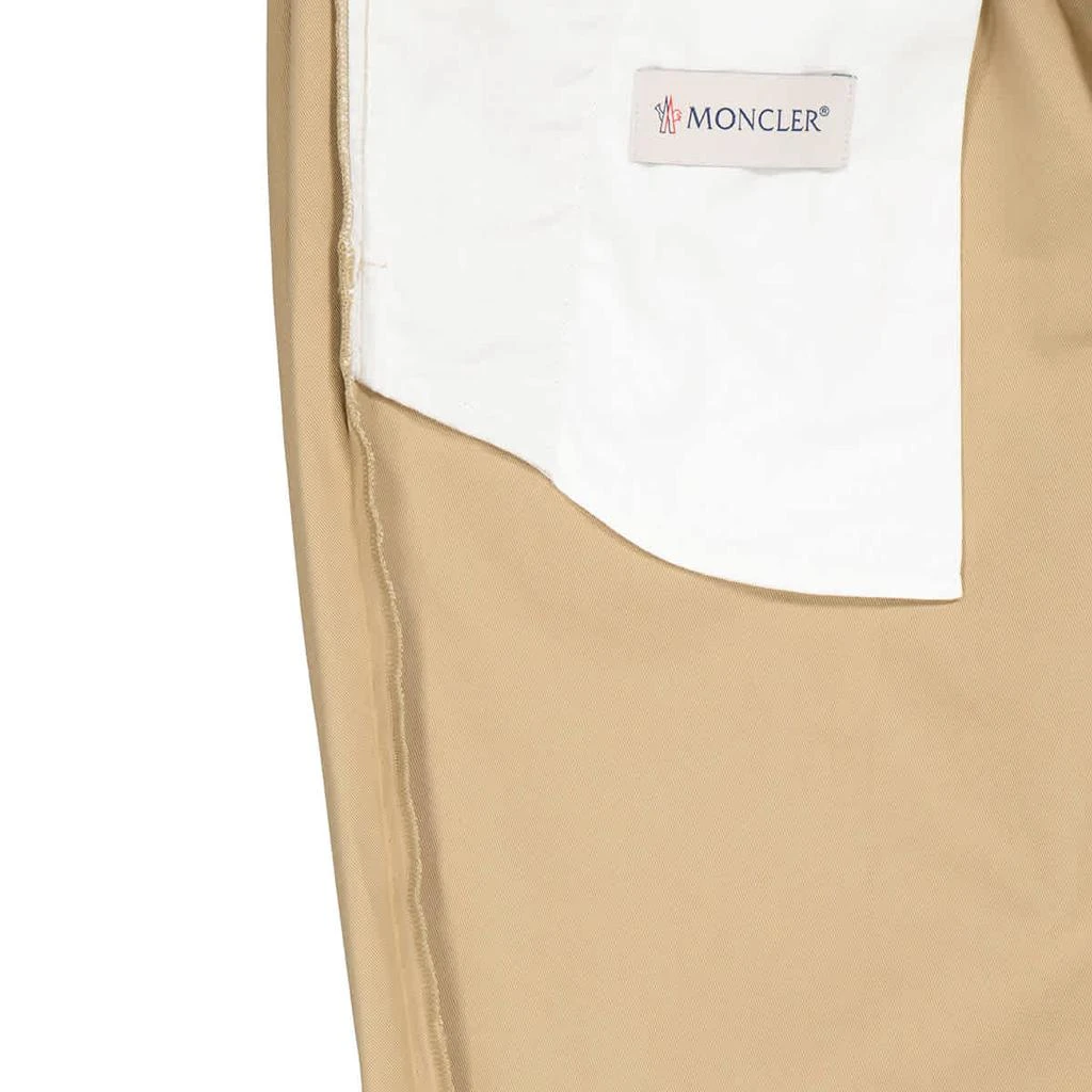 商品Moncler|Men's Brown Stripe Detail Drawstring-waist Trousers,价格¥1640,第3张图片详细描述