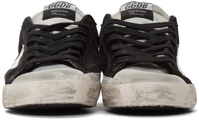 商品Golden Goose|Black & Grey Suede Superstar Sneakers,价格¥3609,第2张图片详细描述