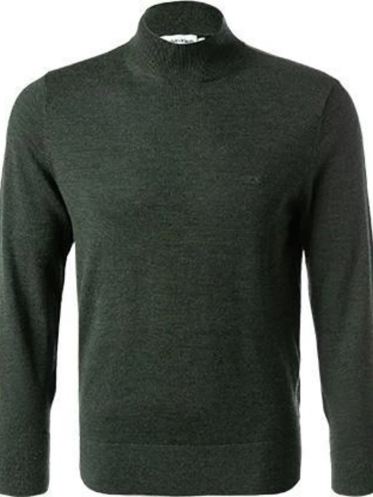 商品Calvin Klein|Calvin Klein shirt, washable wool, dark olive green. K10k110424 Mrz,价格¥1258,第1张图片