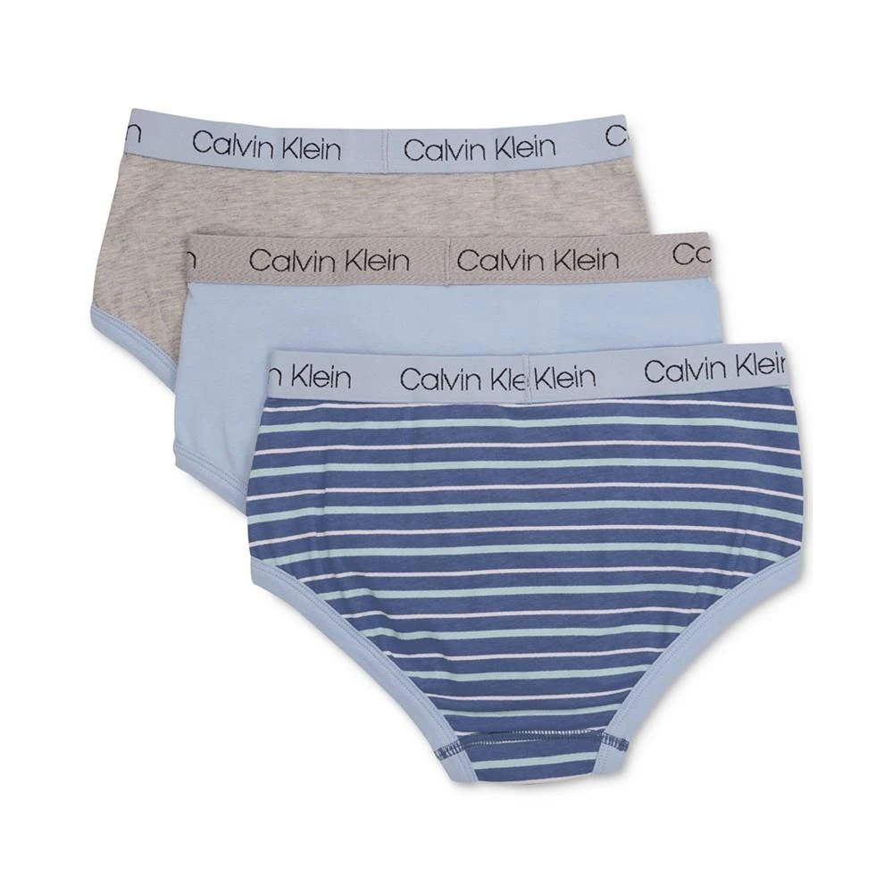 商品Calvin Klein|男童纯棉三角内裤3件装, 小童&大童,价格¥124,第2张图片详细描述