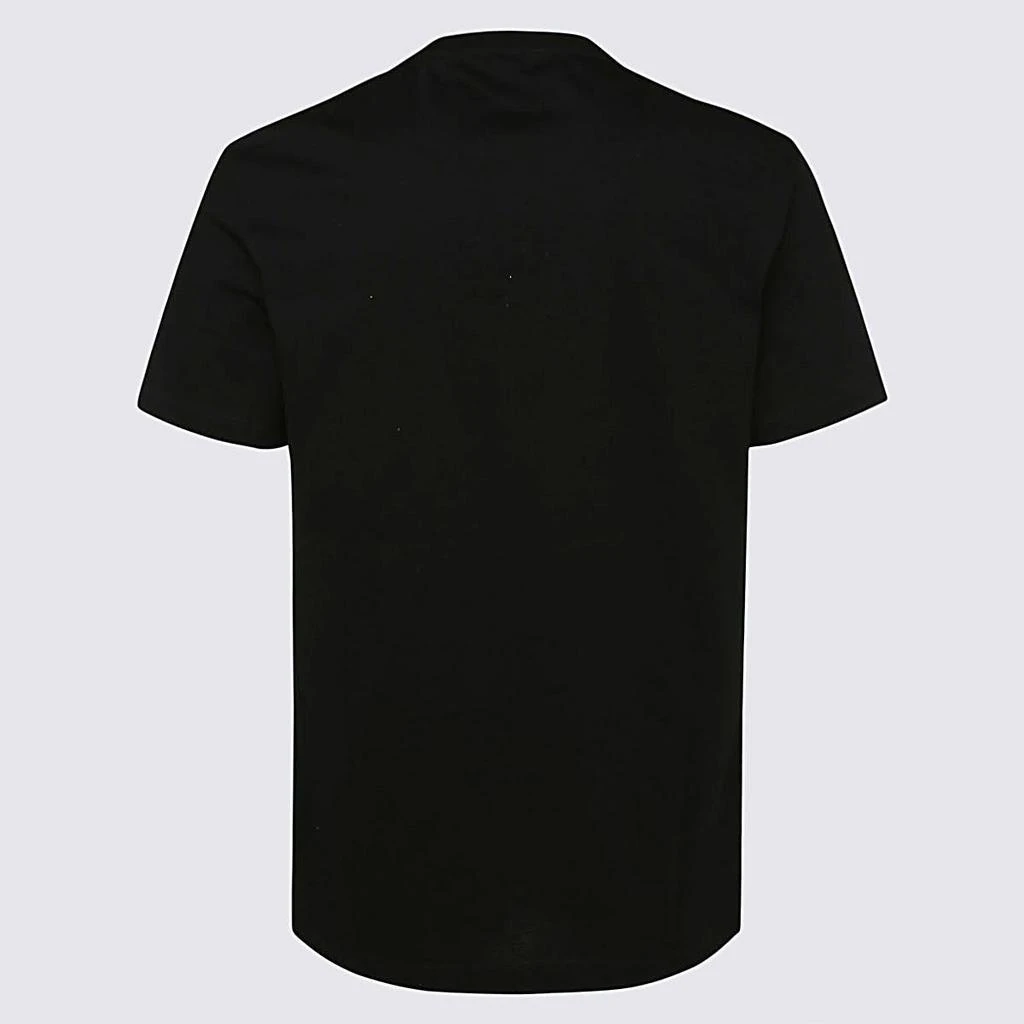 商品Versace|VERSACE BLACK COTTON MEDUSA SILVER PRINT T-SHIRT,价格¥3694,第2张图片详细描述
