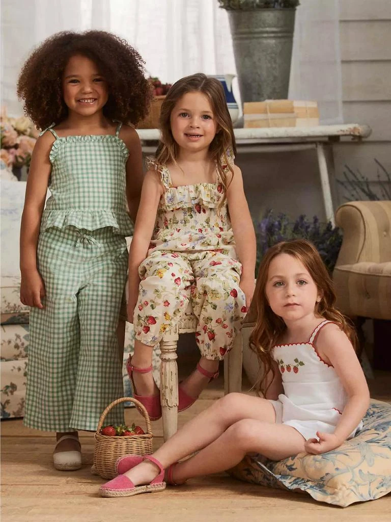 商品Ralph Lauren|Big Girl's Floral &amp; Strawberry Print Jumpsuit,价格¥318,第5张图片详细描述