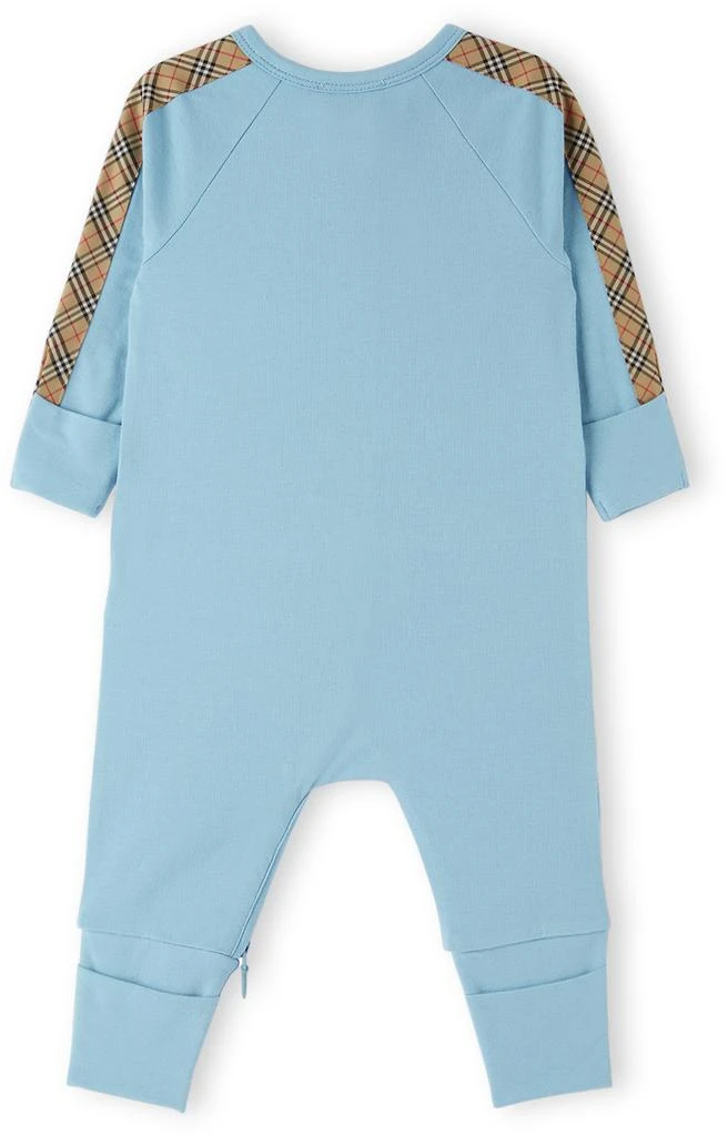 商品Burberry|Baby Blue Check Three-Piece Set,价格¥1568,第3张图片详细描述