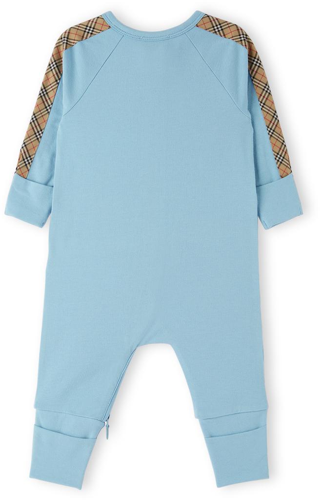 商品Burberry|Baby Blue Check Three-Piece Set,价格¥1394,第5张图片详细描述