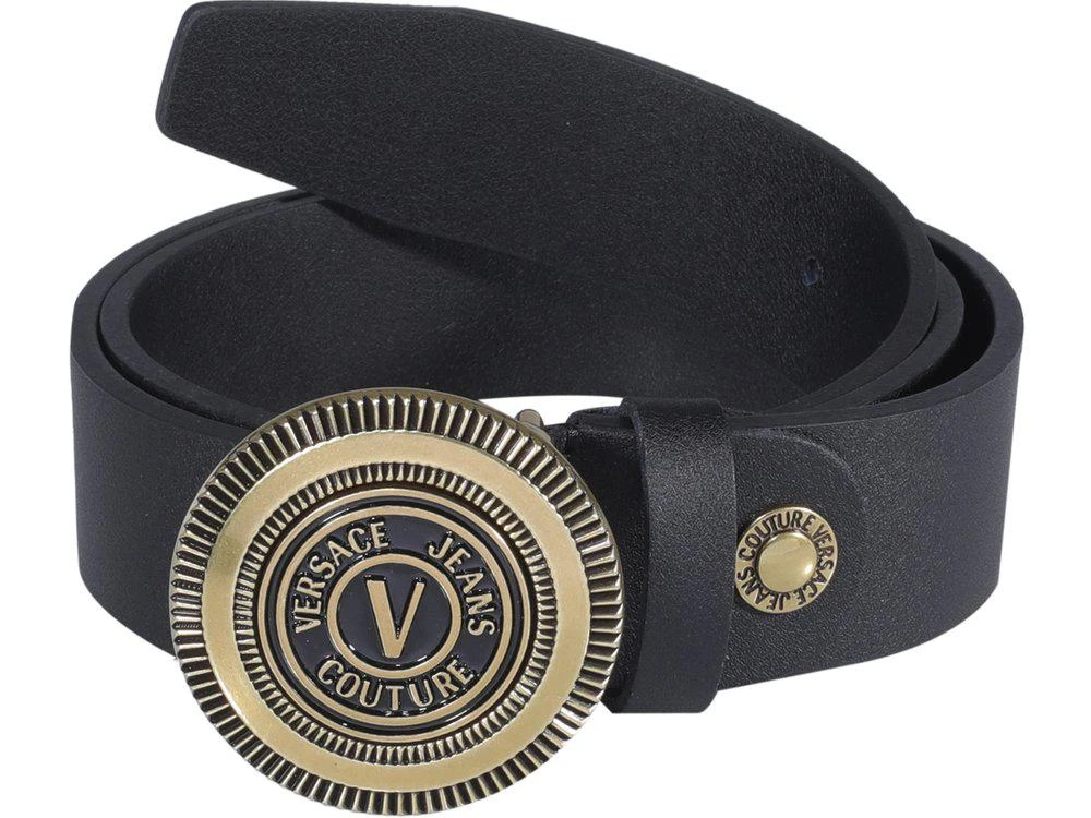 商品Versace|Versace Jeans Couture Logo Buckle Belt,价格¥534,第1张图片