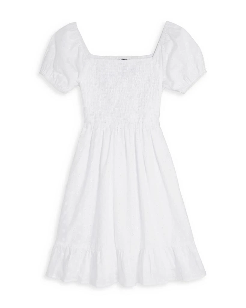 商品AQUA|Girls' Smocked Ruffle Dress, Little Kid, Big Kid - Exclusive,价格¥276,第1张图片