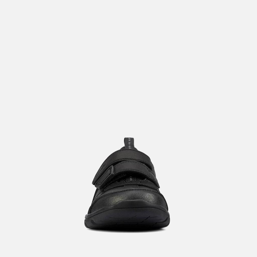 Clarks Kids' Scooter Run School Shoes - Black Leather商品第4张图片规格展示