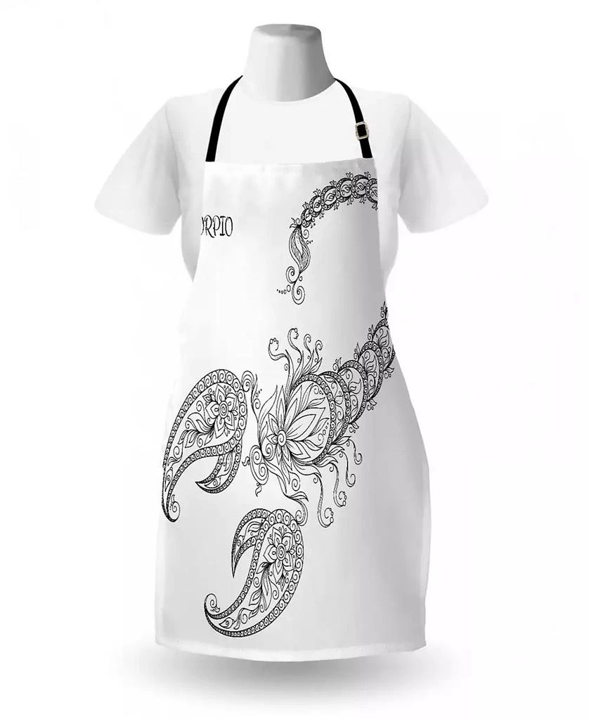 商品Ambesonne|Zodiac Scorpio Apron,价格¥239,第2张图片详细描述