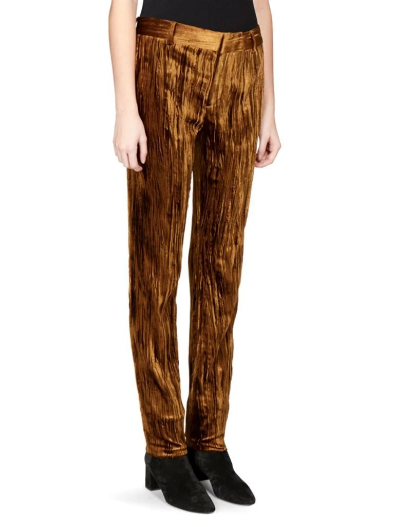 商品Yves Saint Laurent|Saint Laurent - Velvet Straight-Leg Pants,价格¥2133,第3张图片详细描述